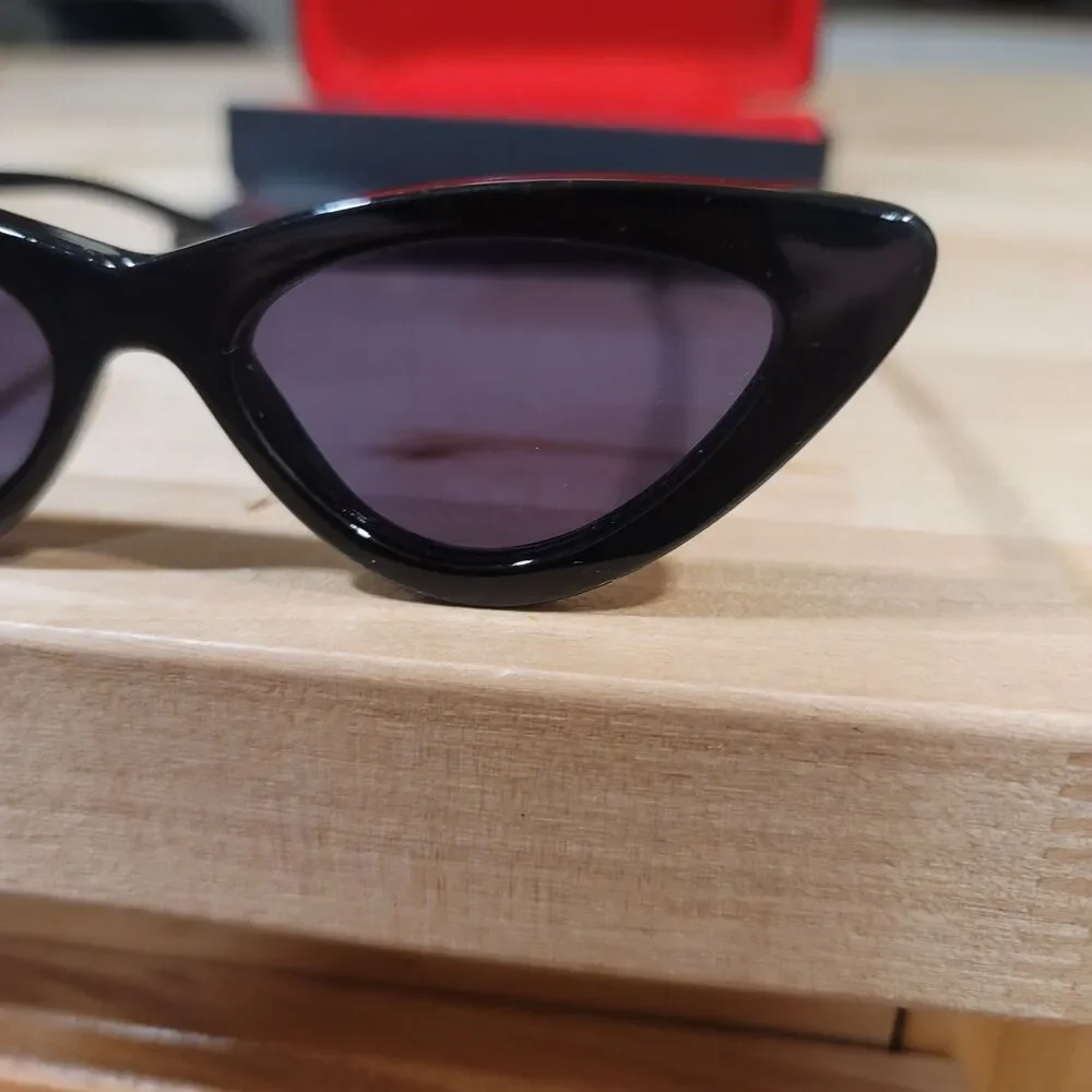 Adam Selman X Le Specs The Last Lolita 1602115 Black Cat Eye Womens Sunglasses